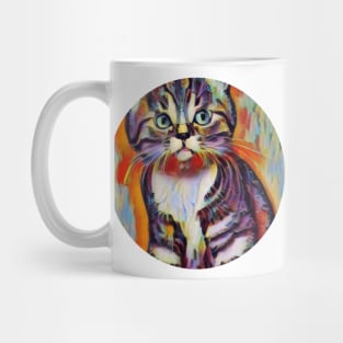 Anxious floppy cat Mug